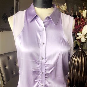 Purple Cache silky top size L